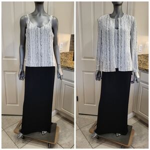 NWT Alex Evenings Glittery 2 Piece Outfit - Size 14